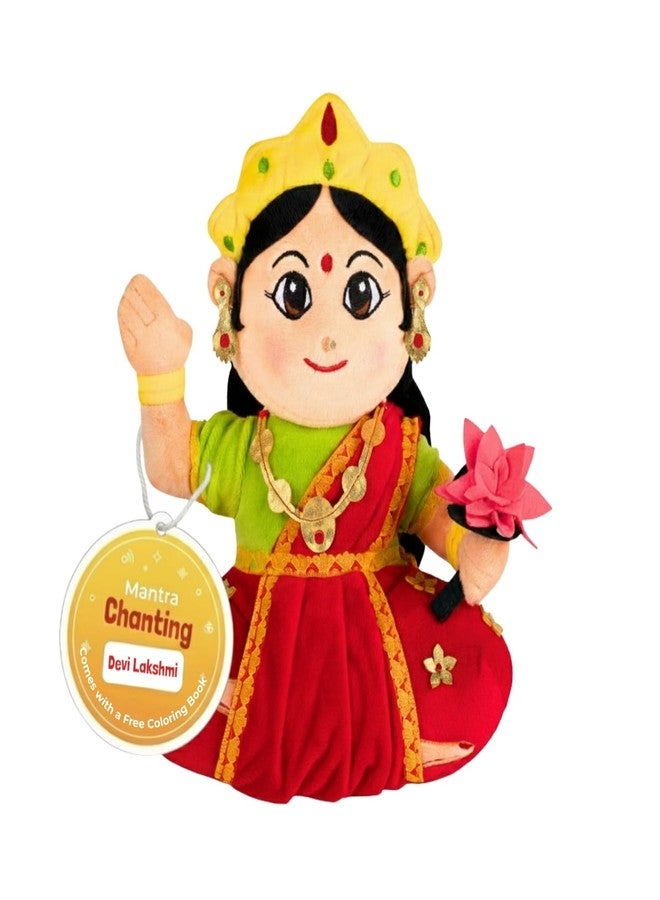 Panda's Box Mantra Chanting Musical Devi Lakshmi Plush Toy | Best Gift for Kids - Image 1